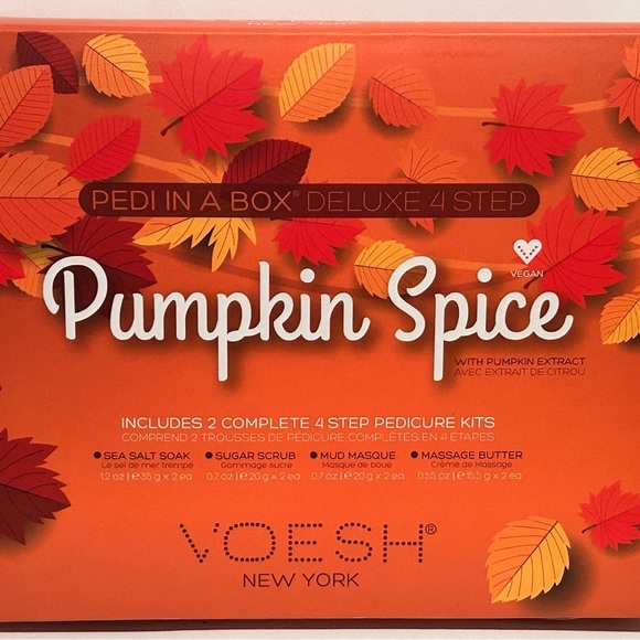 ✨HOST PICK✨ 💦 Innovative Voesh Pedi in a Box Deluxe 4 Step Kits - Pumpkin Spice - Picture 6 of 14
